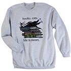 Alternate image for Edward Gorey Book Lover's Shirt - Life Is Sweet