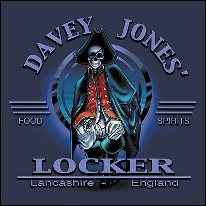 Product image for Davey Jones Locker - Lancashire, England T-Shirt or Sweatshirt