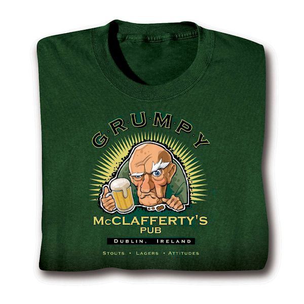 Product image for Grumpy Mcclafferty's Pub - Dublin, Ireland T-Shirt or Sweatshirt