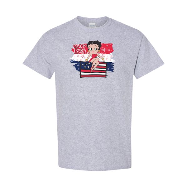 Product image for Betty Boop With Flag Shirts