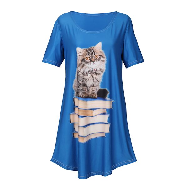 Product image for Cats & Books Nightshirt