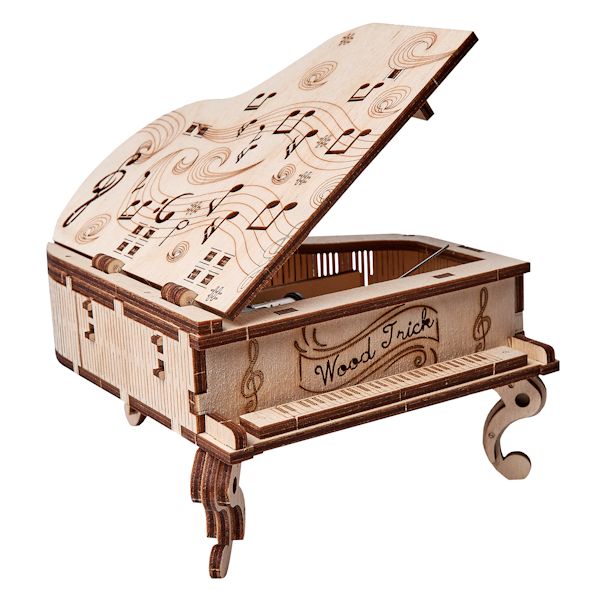 Product image for Musical Grand Piano Wooden Puzzle