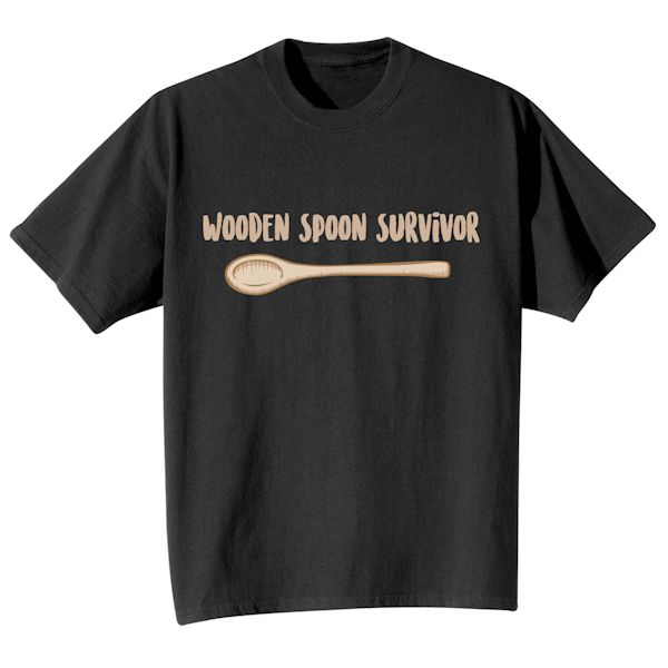 Product image for Wooden Spoon Survivor T-Shirt or Sweatshirt