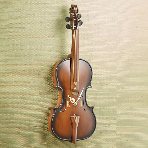 Product image for Violin Musical Clock