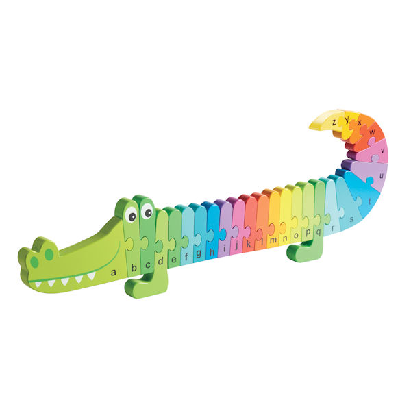 Product image for Rainbow Crocodile Alphabet Puzzle