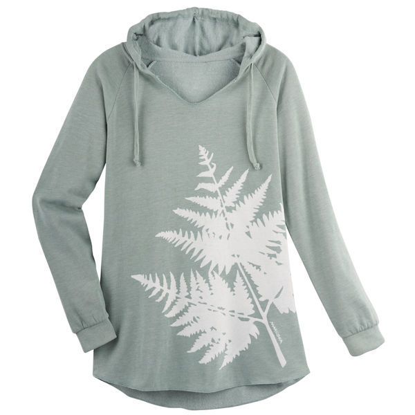 Product image for Marushka Forest Ferns Hooded Sweatshirt