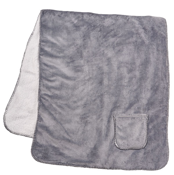 Product image for Wearable Fleece Throw - Gray
