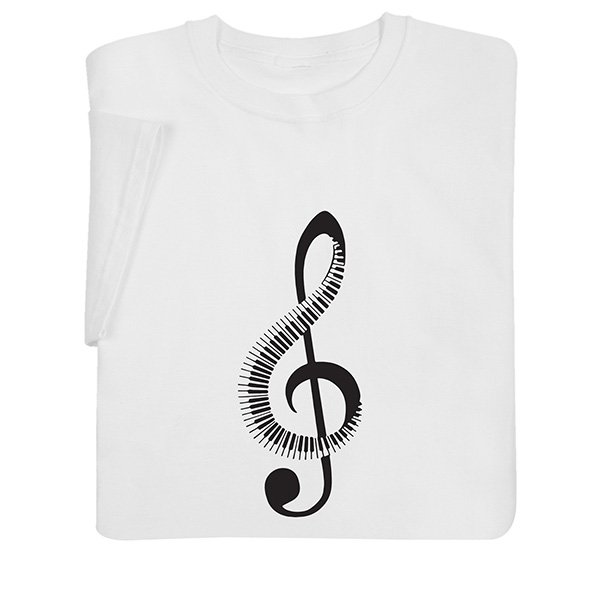Product image for Treble Clef T-Shirt or Sweatshirt