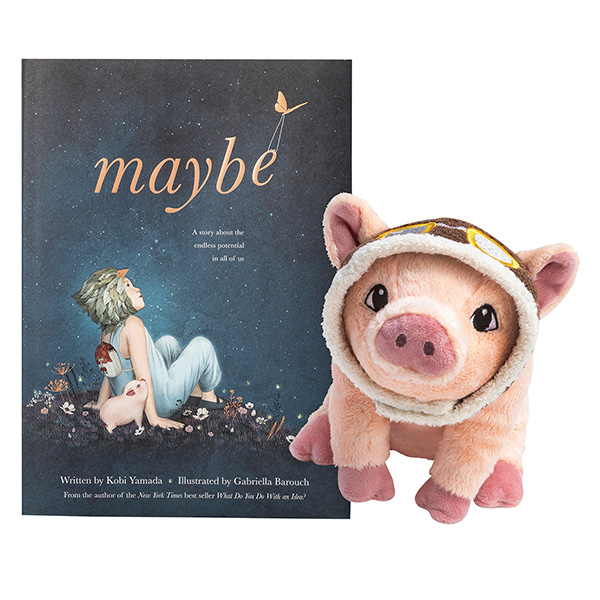 Product image for Maybe Book and Plush Pig Gift Set