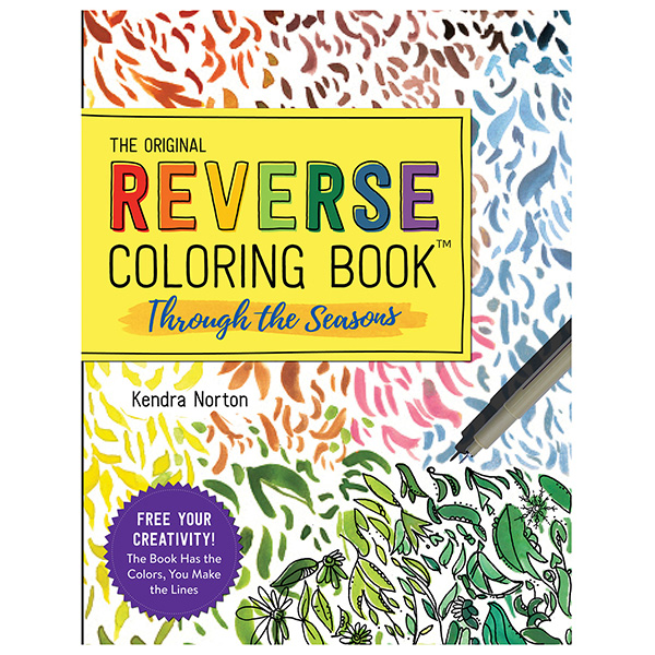Product image for Reverse Coloring Book: Through the Seasons