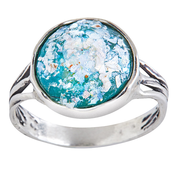 Product image for Roman Glass and Turquoise Ring