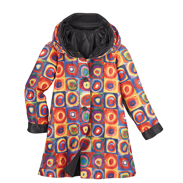 Product image for Kandinsky Squares Rain Coat