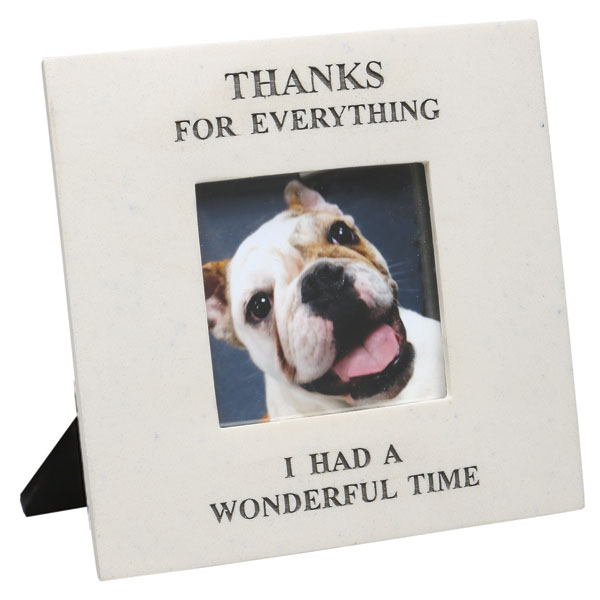 Product image for 'Thanks For Everything' Memorial Frame - 3.5' x 3.5' Photos