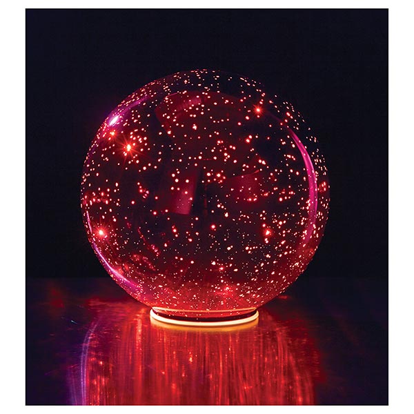 Product image for Lighted Red Crystal Ball - Red