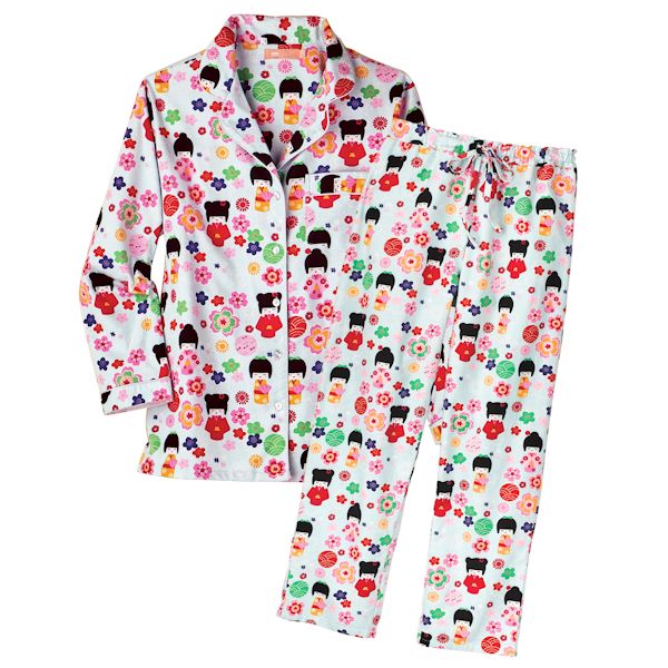 Product image for Maiko Doll Flannel Pajamas
