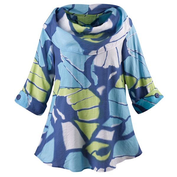 Product image for Blue Butterfly Wings Tunic