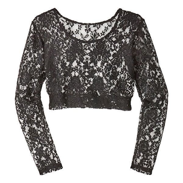 Product image for Lacey Long Sleeve Layering Top