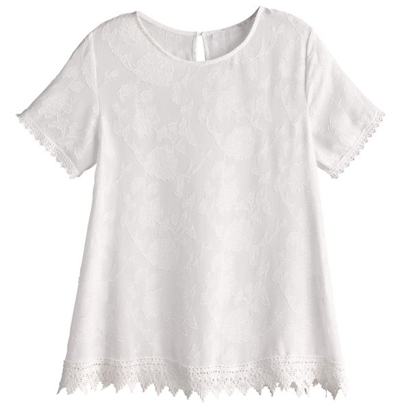Product image for Willa Lace Trimmed Top