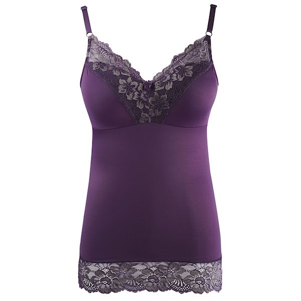 Product image for Lace Allure Smoothing Cami Top - Removable Pads