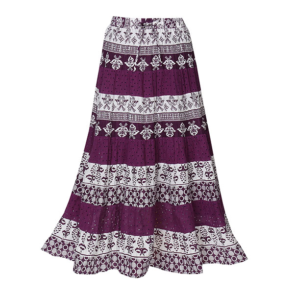 Product image for Tiered Eyelet Skirt