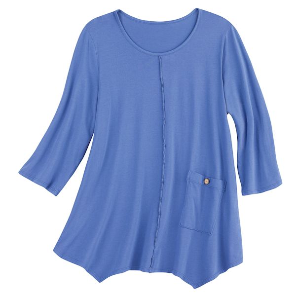Product image for Asymmetrical Pocket Knit Tunic