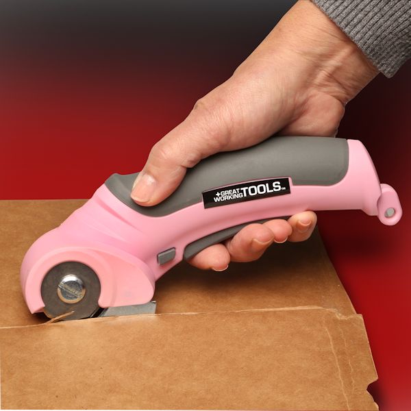 Cordless Electric Scissors Battery Operated For Fabric Leather Cardboard+2  Blade