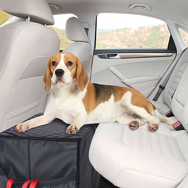 HOME DISTRICT PET Rear Car Seat Gap Filler Back Seat Extender for Dogs with  Storage, Side Pocket - Backseat Bridge for Dogs up to 100 Pounds