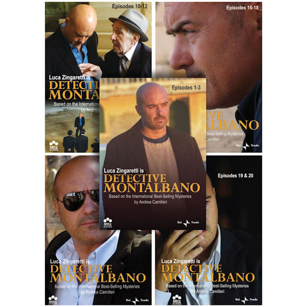 Product image for Detective Montalbano Binge Set Episodes 1-36 DVD