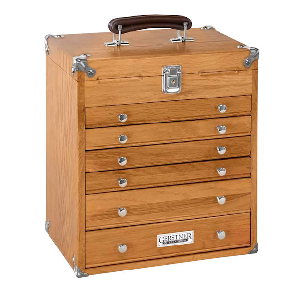 Product image for Oak 6-Drawer Cabinet