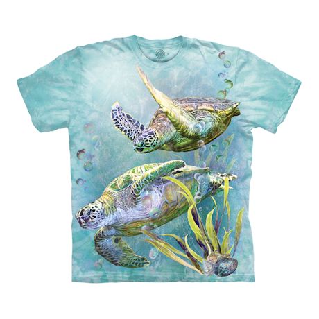 Sea Turtle Swimming Family Shirt