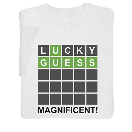 Lucky Guess Wordle Shirt