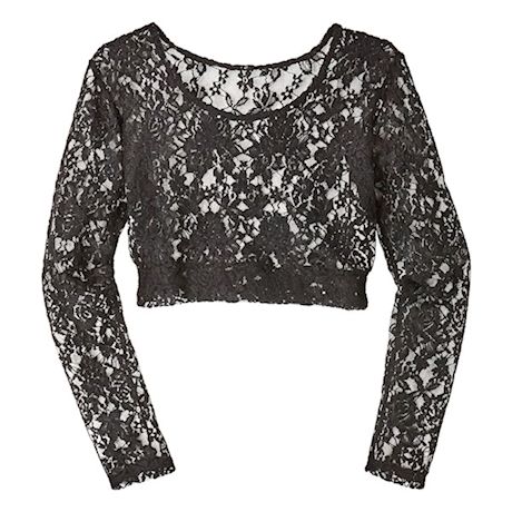 Lacey Long Sleeve Layering Top