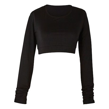 Solid Knit Long Sleeve Layering Piece