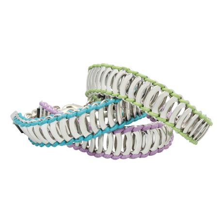Color-Trimmed Links Bracelet