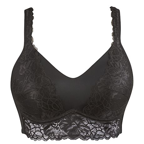Lace Overlay Molded Cup Bra