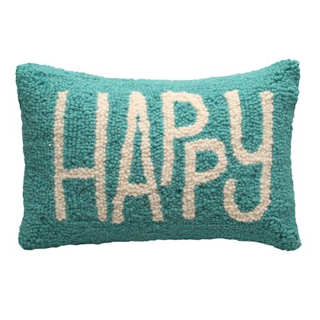 Just One Word Needlepoint Pillow