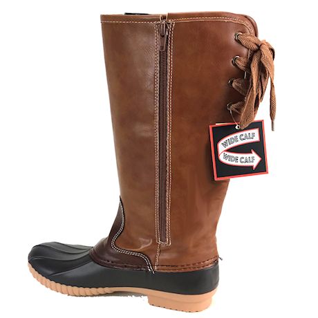 Avanti Heather Wide Calf Duck Boot - Knee High with Lining
