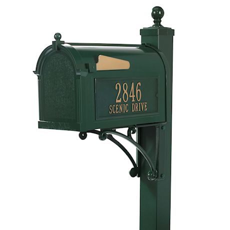 Whitehall Deluxe Capitol Mailbox and Post Package