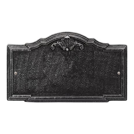 Whitehall Personalized Address Plaque - Custom 2-Line Cast Aluminum Gatewood House Number Wall Sign (15.25"W x 10"H)