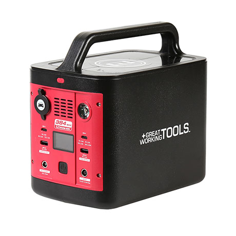 GREAT WORKING TOOLS Portable Power Station 384Wh, 120V/350W Power Bank