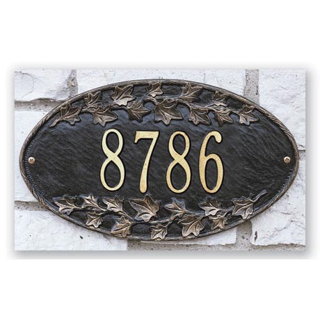 Personalized Address Plaque - Ivy Wall Plaque