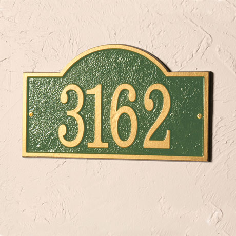 Personalized Arch House Number Plaque