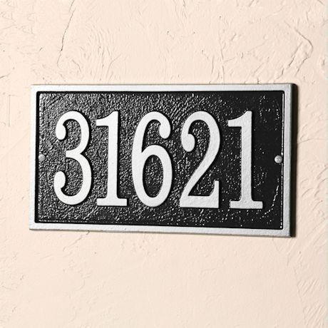 Personalized Rectangle House Number Plaque