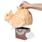 Alternate image for Cat Butt Tissue Dispenser - Orange Tabby
