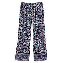 Floral Lounge Pants - Forget Me Not