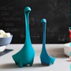 Alternate image for Pair of Nessie the Loch Ness Monster Ladles - Standard Ladle and Mama Colander