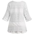 Alternate image for Textured Lacey Tiers Tunic