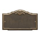 Alternate image for Whitehall Personalized Address Plaque - Custom 2-Line Cast Aluminum Gatewood House Number Wall Sign (15.25'W x 10'H)