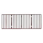 Alternate Image 6 for Home District Freestanding Pet Gate, Solid Wood 3-Panel Tri-Fold Folding Dog Gate Dog Fence for Doorways Stairs Decorative Pet Barrier - Mahogany Traditional Slat, 71' x 27'