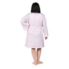 Alternate image for Metropolitan Womens Floral Sleep Set - Rose Bouquet Dot Knit Nightgown with Robe